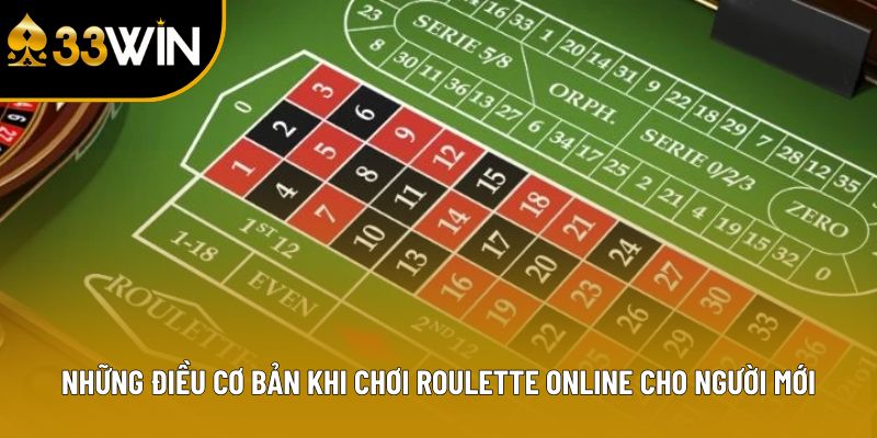 Những điều cơ bản khi chơi roulette online cho người mới