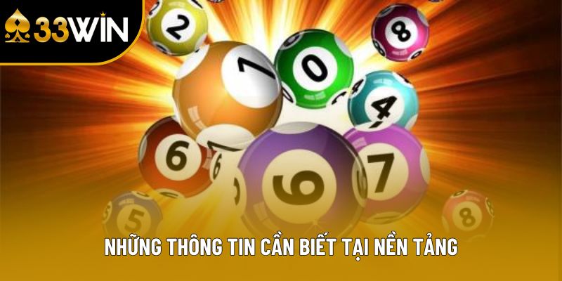 Những thông tin cần biết tại nền tảng